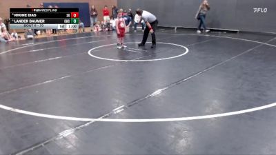 70 lbs Round 2 - Rhone Dias, Shootbox Rigby vs Lander Baumer, Grace Wrestling Club