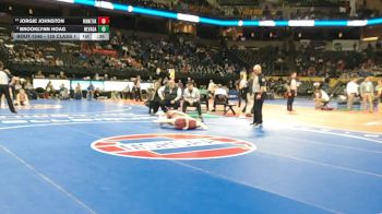 125 Class 1 lbs Cons. Semi - Brooklynn Hoag, Nevada vs Jorgie Johnston, Winnetonka