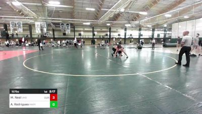 157 lbs Consi Of 4 - Mekhi Neal, Maryland vs AJ Rodrigues, Maryland - UNATT