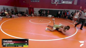 205 lbs Round 3 (6 Team) - Brayden Grier, WAR vs Tyler Fassio, Pirate Wrestling Club