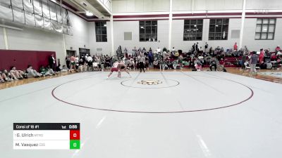 138 lbs Consi Of 16 #1 - Gavin Ulrich, Metrolina Christian vs Maddox Vasquez, Calvary Day School