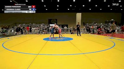 175 lbs Cons. Quarters - Zander Ferguson, NWTC vs Jeremiah Clines, Team Missouri Select
