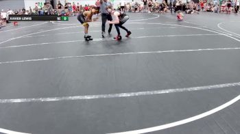 100 lbs Round 3 (6 Team) - Xavier Lewis, Wrecking Crew vs Raymond Glinsky, Quaker Nation