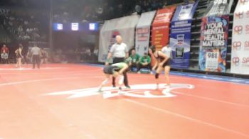 100 Class 1 lbs Champ. Round 1 - Macie Kempker, Blair Oaks vs Rebecca Lafollette, Kearney