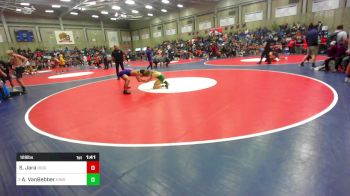 128 lbs Round Of 16 - Sebastian Jara, Ridgeview vs Alek VanBebber, Kingsburg