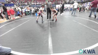 66 lbs Quarterfinal - Ezekial Kelly, Darko Valley Wolf Pack vs Liam Littlefield, Skiatook Youth Wrestling