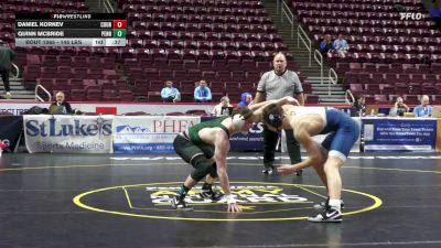 145 lbs Consi 1 - Daniel Kornev, Council Rock South vs Quinn McBride, Pennridge