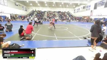 125 lbs Cons. Round 3 - Allisin Moreno, Etiwanda vs Abigail Lee, Dominator