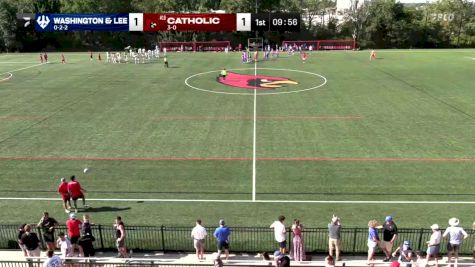 Replay: Washington & Lee vs Catholic | Sep 13 @ 3 PM