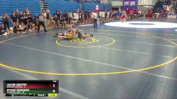 144 lbs Round 4 (4 Team) - Ryder Rodgers, Mountain View vs Jacob Gentry, Bradley Central