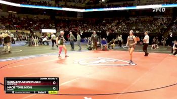 170 Class 1 lbs Champ. Round 1 - Macie Tomlinson, DeSoto vs Karalena Steinhauser, Lexington