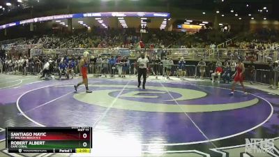 2A 113 lbs Champ. Round 1 - Santiago Mayic, Ft Walton Beach H S vs Robert Albert, Cape Coral