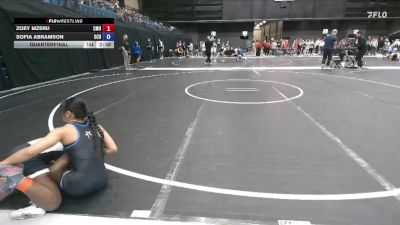 103 lbs Quarterfinal - Zoey Mzeru, Central Methodist University vs Sofia Abramson, Oklahoma City University