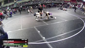 117 lbs Cons. Round 1 - Teegan O`Brien, Midwest Destroyers Wrestling Club vs Ayden Kuebler, GI Grapplers