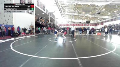 120 lbs Semifinal - Maria Baldwin, Winchester vs Katelynn Vo, Malden/Everett