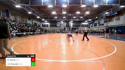 126 lbs Round Of 16 - Cooper Wiebe, Montachusett vs Aiden Pimentel, Shawsheen