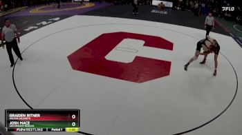 Semifinal - Josh Mace, Archbishop Bergan vs Graiden Ritner, Wilcox-Hildreth