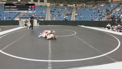 103 lbs Semifinal - Katey Valdez, Unattached vs Calli Connally, Wayland Baptist University
