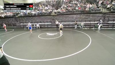 3A 106 lbs Quarterfinal - Jantz Greenhalgh, Carbon vs Trey Whiting, Union