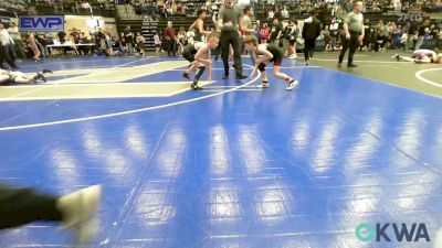 67-70 lbs Quarterfinal - Ryker Bryiant, Rough Riders vs Gage McElfresh, Shelton Wrestling Academy