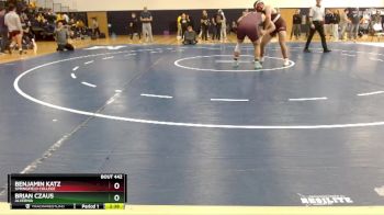 285 lbs Cons. Semi - Brian Czaus, Alvernia vs Benjamin Katz, Springfield College