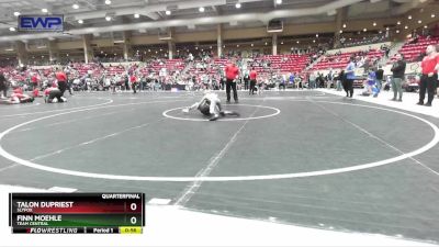 49 lbs Quarterfinal - Finn Moehle, Team Central vs Talon Dupriest, Slyfox