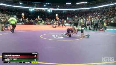 120-2A Cons. Semi - Andrew Isek, St. Mary`s vs Breaden Flores, North Fork High School