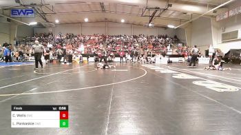 45 lbs Final - Charley Ray Wells, Claremore Wrestling Club vs Lane Pankaskie, Claremore Wrestling Club