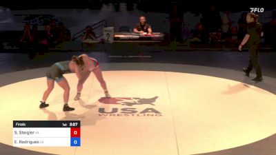 152 lbs Final - Stella Steigler, Virginia vs Eduarda Rodrigues, California