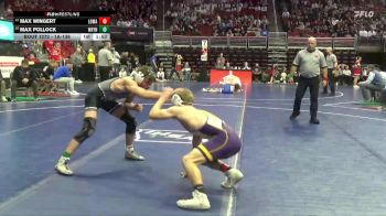 1A-138 lbs Cons. Round 2 - Max Wingert, Logan-Magnolia vs Max Pollock, Wayne, Corydon