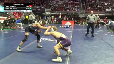 1A-138 lbs Cons. Round 2 - Max Wingert, Logan-Magnolia vs Max Pollock, Wayne, Corydon