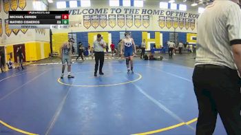 150 lbs Semifinal - Michael OBrien, Cocoa Beach vs Matheo Cisneros, Zephyrhills Christian