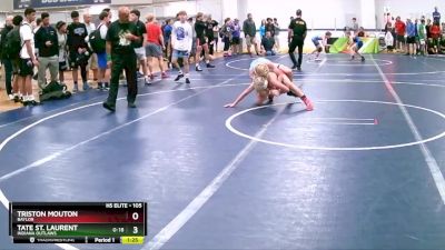 105 lbs Champ. Round 1 - Tate St. Laurent, Indiana Outlaws vs Triston Mouton, Baylor