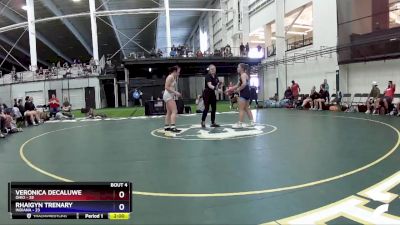 155 lbs Round 1 (8 Team) - Veronica Decaluwe, Ohio vs Rhaigyn Trenary, Indiana