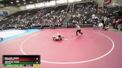 123 lbs Quarterfinal - Memphis Mund, Box Elder vs William Terry, Mountain View