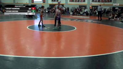 65 lbs Round 3 - Ryker Brown, Knights Wrestling Club - Union vs Wyatt Hawkins, Alburnett Mat Pack