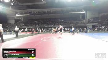 144 lbs Cons. Round 3 - Jonathan Hedge, Placer vs Isaac Padilla, Vacaville