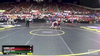 190 lbs Semifinal - Aubrey Hunt, Wellington HS vs Brooke Smith, Oakley HS