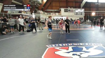 125A lbs Final - Wyatt Spencer, Wyoming Seminary vs Michael Batista, Blair Academy