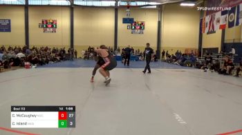 285 lbs Semifinal - Carson McCaughey, North Scott vs Chris Island, Vacaville