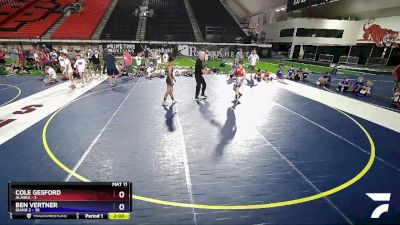 110 lbs Round 1 (8 Team) - Cole Gesford, Alaska vs Ben Vertner, Idaho 2