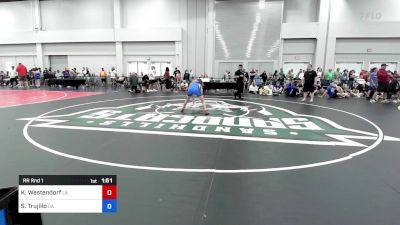 97 lbs Rr Rnd 1 - Kambree Westendorf, Louisiana vs Serena Trujillo, Georgia