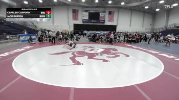 138 lbs Semifinals (4 Team) - Charles Clifford, Miller Place High Sch vs Jack Burton, Marcellus-Onondaga