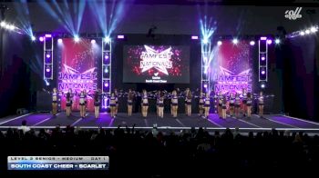 South Coast Cheer - Scarlet [2026 L3 Senior - Medium DAY 1] 2026 JAMfest Cheer Super Nationals