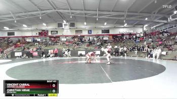 157 lbs Cons. Round 3 - Christian Hirak, Seton Hill vs Vincent Cabral, Western Colorado