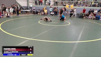 59 lbs 1st Place Match - Madden Hiner, Kodiak Wrestling Club vs Isabella Graham, Mat-Su Matmen