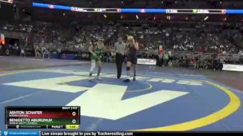 Quarterfinal - Benidetto Aburumuh, Omaha Skutt Catholic vs Ashton Schafer, Boone Central