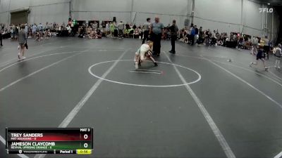 44 lbs Round 3 (3 Team) - Jameson Claycomb, Revival Uprising Orange vs Trey Sanders, Mat Assassins