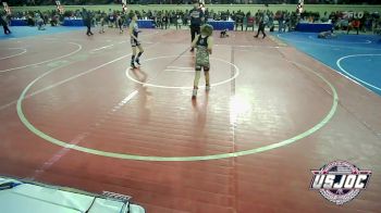 58 lbs Quarterfinal - Linkin Rother, Cashion Youth Wrestling vs Sebastian Perry, Chickasha Youth Wrestling