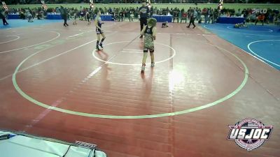 58 lbs Quarterfinal - Linkin Rother, Cashion Youth Wrestling vs Sebastian Perry, Chickasha Youth Wrestling